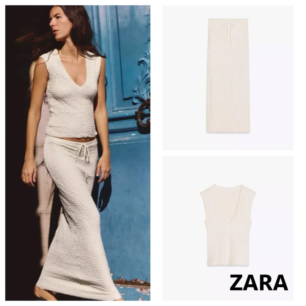 ZARA TEXTURED CO-ORD SET | M - Picture 1 of 9